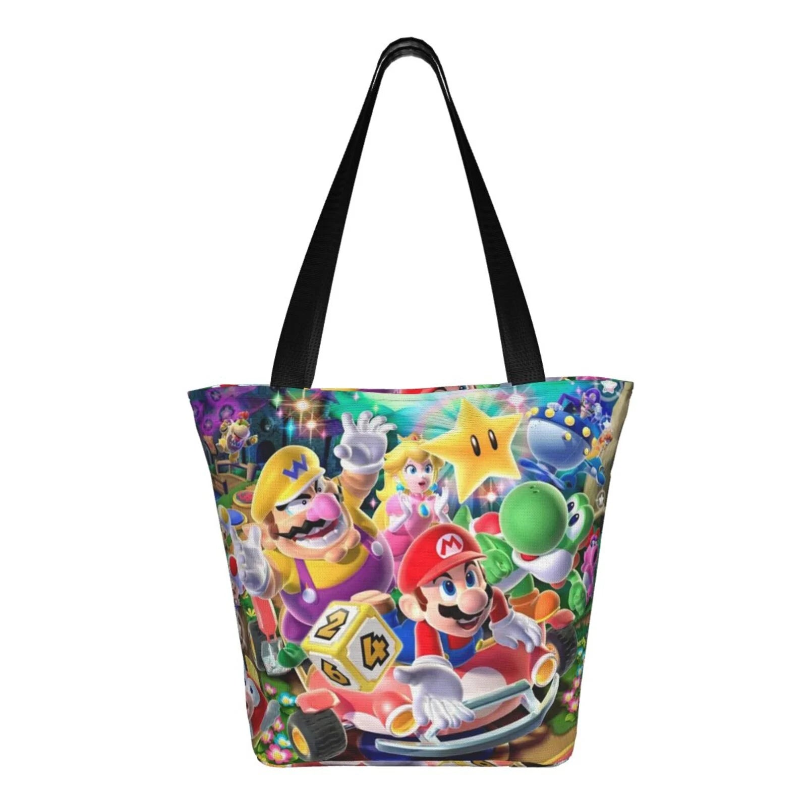 Poster Shoulder For Shopping Travel Handbag Tote Women's Beach Work Business Capacity School Large Mario Bag Super