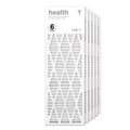Air Healthy Pleated Living Filters Comparable 12x36x1 1900 Replacement AIRx 1550 1500 Health Furnace Filter Filter with 2400, 2200 13 6-Pack Air