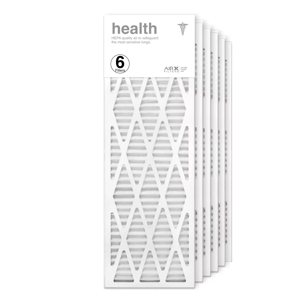 Air Healthy Pleated Living Filters Comparable 12x36x1 1900 Replacement AIRx 1550 1500 Health Furnace Filter Filter with 2400, 2200 13 6-Pack Air