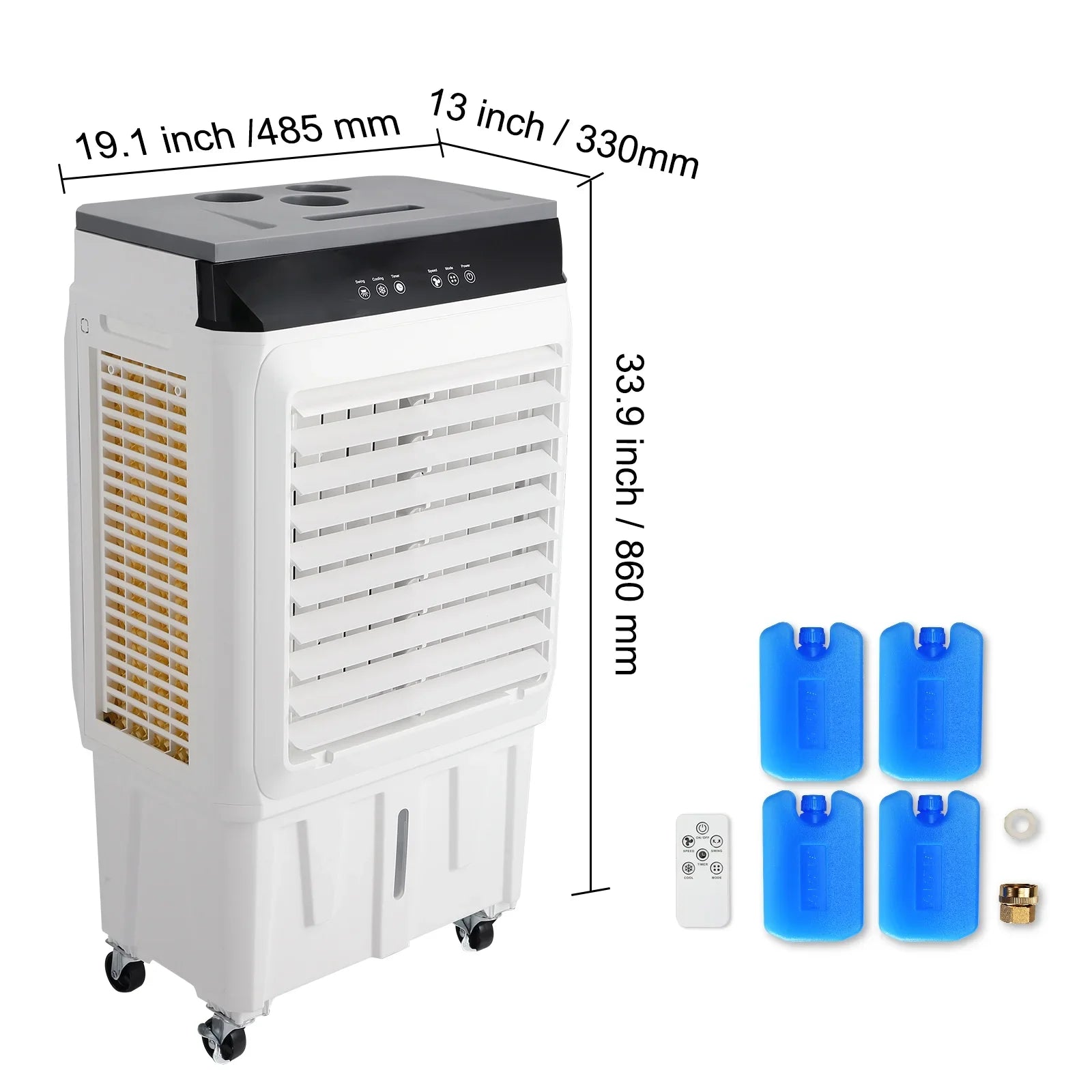 Humidifier Cooler Timer 7 Swamp Gal Evaporative 2100 3-in-1 Air Cooler 12h