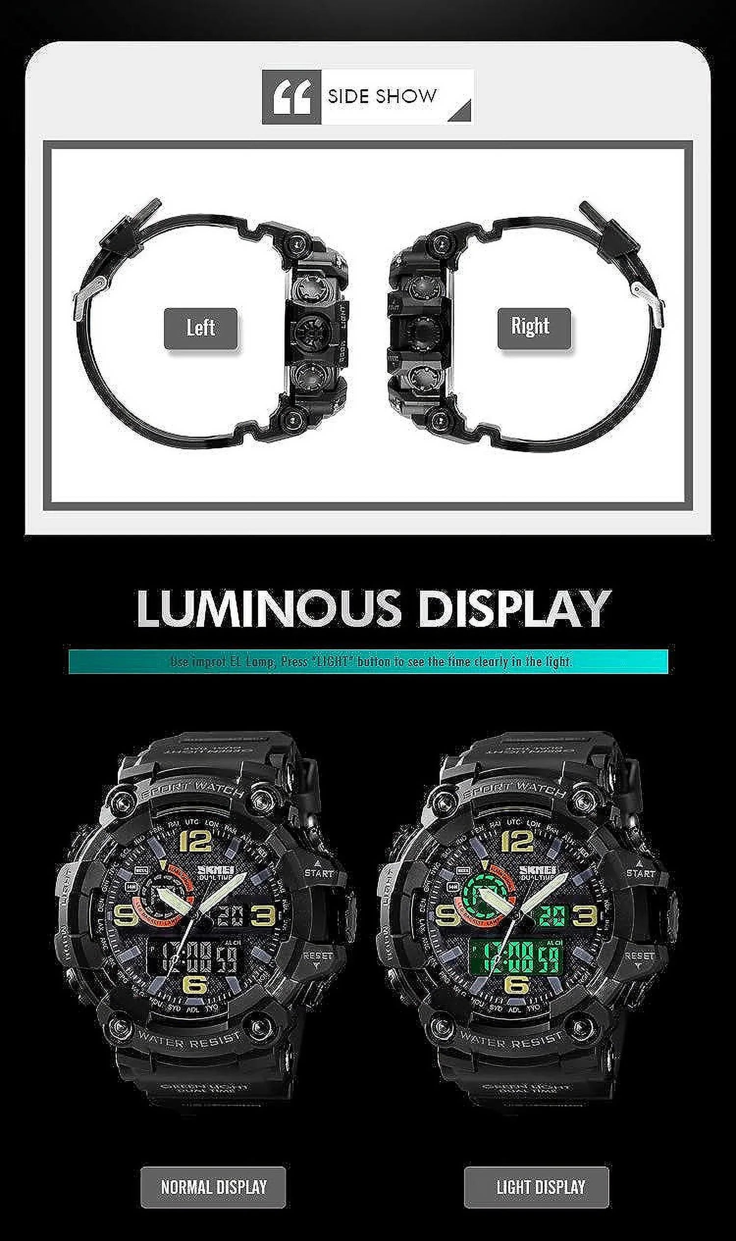 Gosasa Military Alarm Men's Digital Multi Watches Watches Function Moistureproof Watch Sports S-Shock