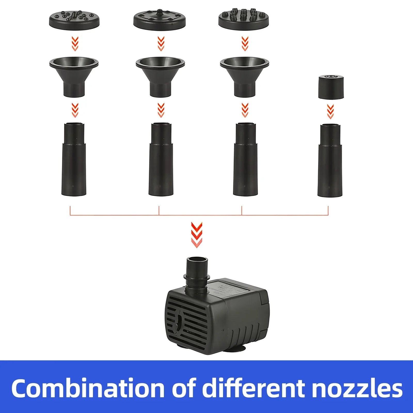 9.84ft Pond/pool/fish Pump Solar And Moisture Pipe Solar Solar PumpHuiop Arealer Stakes Moisture Nozzles Powered Pond Moisture 9.84ft Pond And Nozzles Fountain,Stakes Powered 160l/hRate 8 Powered
