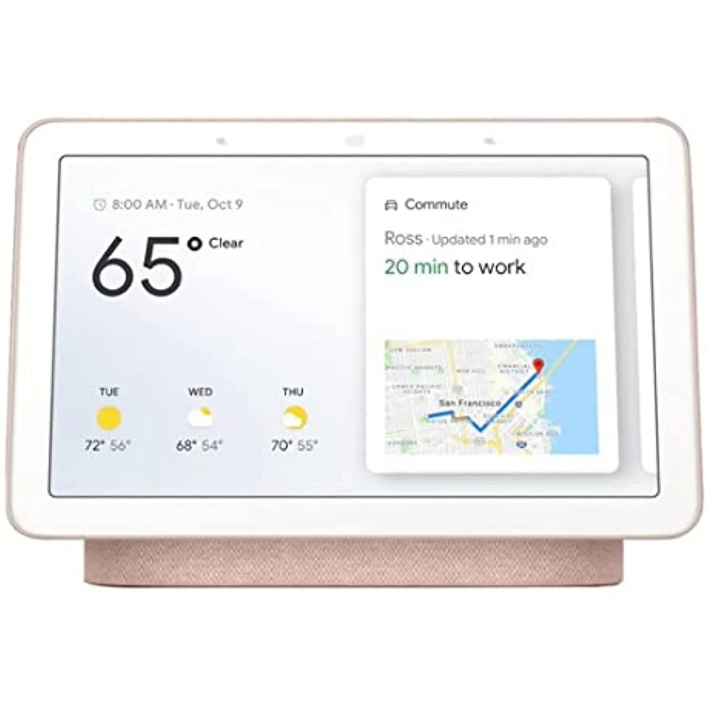 and 7 Wi-Fi Bluetooth for Streaming Speaker Smart Google with Display Music (Sand) Inch