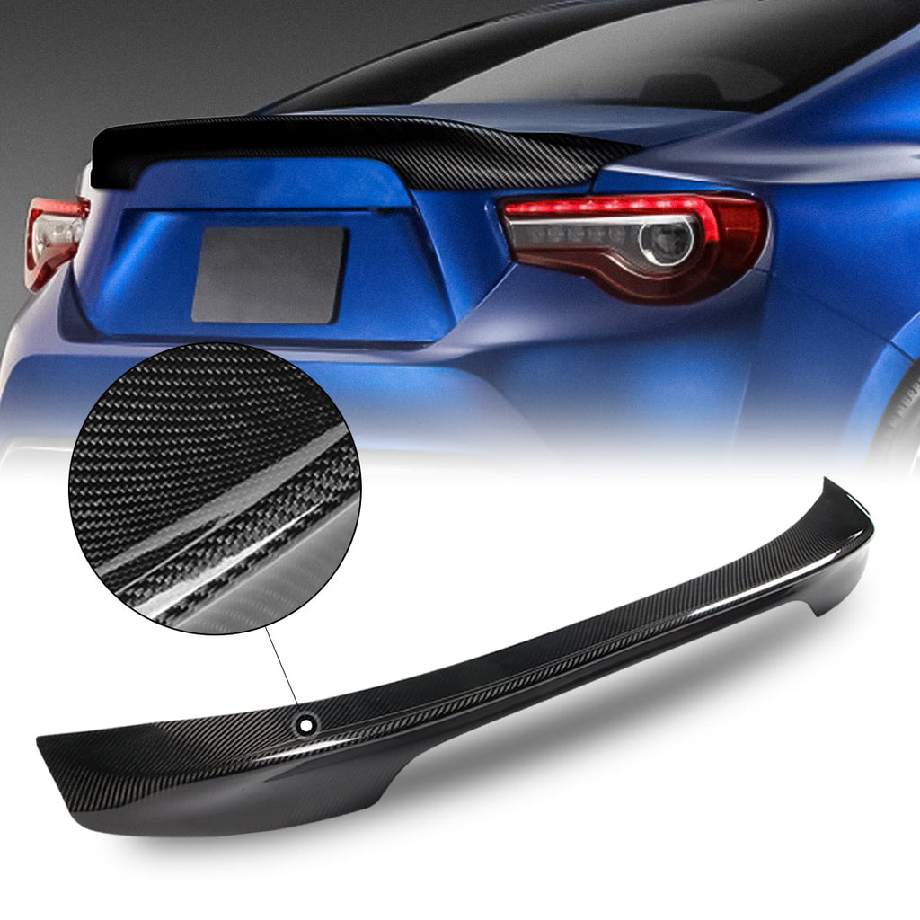 Fiber Toyota 2---T Carbon Bill 86 Rear Motoring -S 2013-2020 Lid Spoiler Subaru For Duck Scion Trunk Style
