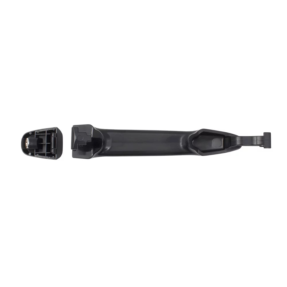 Door Brock Black Set Sliding Outside Handles Replacement Compatible 2004-2010 with Textured with Van Cap Sienna