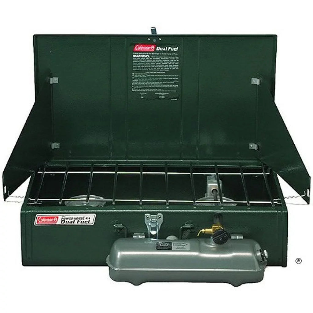 Powerhouse Gas 2-Burner Stove, Dual Camping Fuel Coleman Series Guide