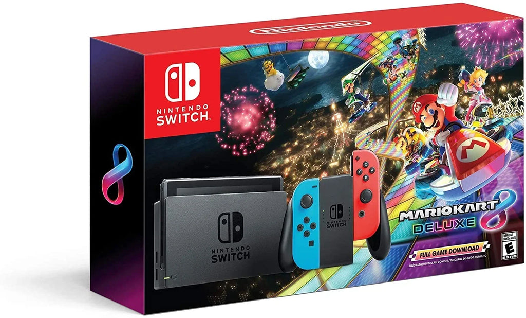 Switch & & Mario Nintendo Joy-Con, Month with Kart Membership Blue Deluxe 8 3 Red