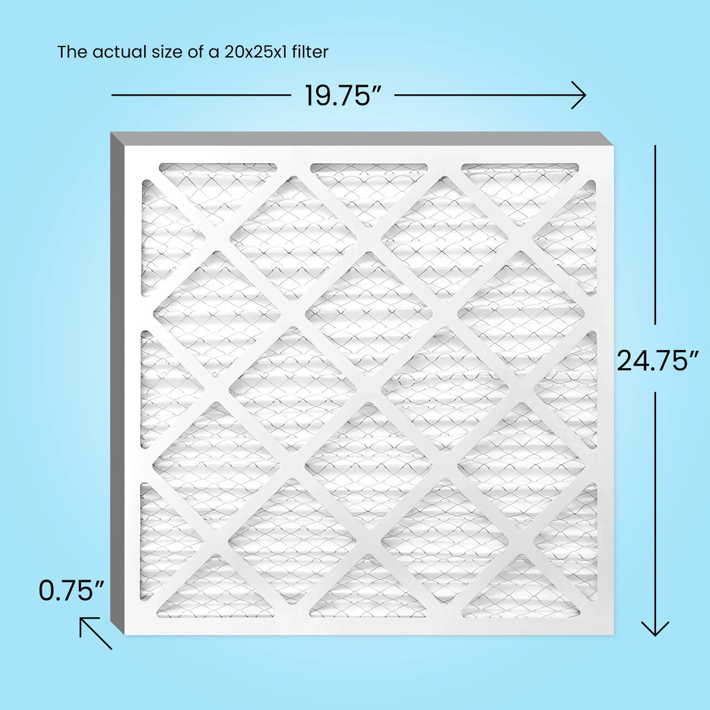 1000, Filter, 11, Filters, 20x25x1 Air Simply 6-Pack Furnace Filter, Air