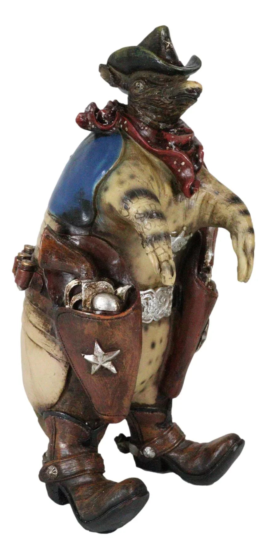 Boots Western Cowboy Rustic Guns Figurine And Sherriff Texas Big Texan Armadillo