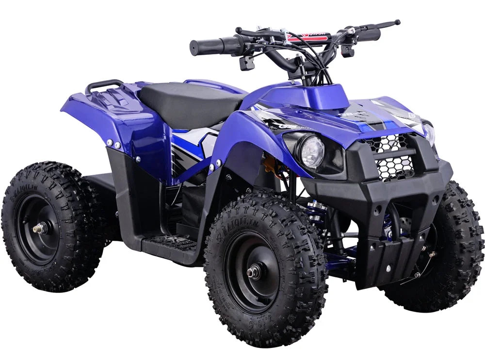 Monster MotoTec Battery 500W Powered Kids Four 36V Wheeler Blue