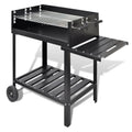 Stand Andoer Wheels Charcoal 2 Barbecue