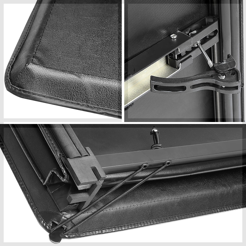 Soft Bed Top 5Ft select: FRONTIER Frontier Fits 2005-2019 Cover Tri-Fold NISSAN Truck Short Tonneau for 05-21 Fleetside