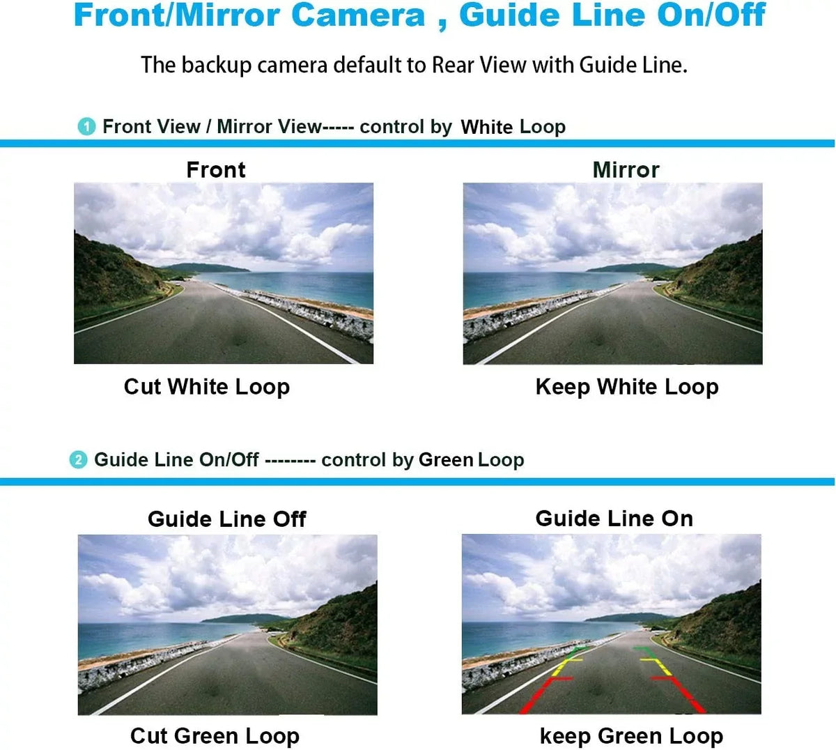 Rearview Backup Camera for KW-V140BT License JVC Plate Black Frame KWV140BT