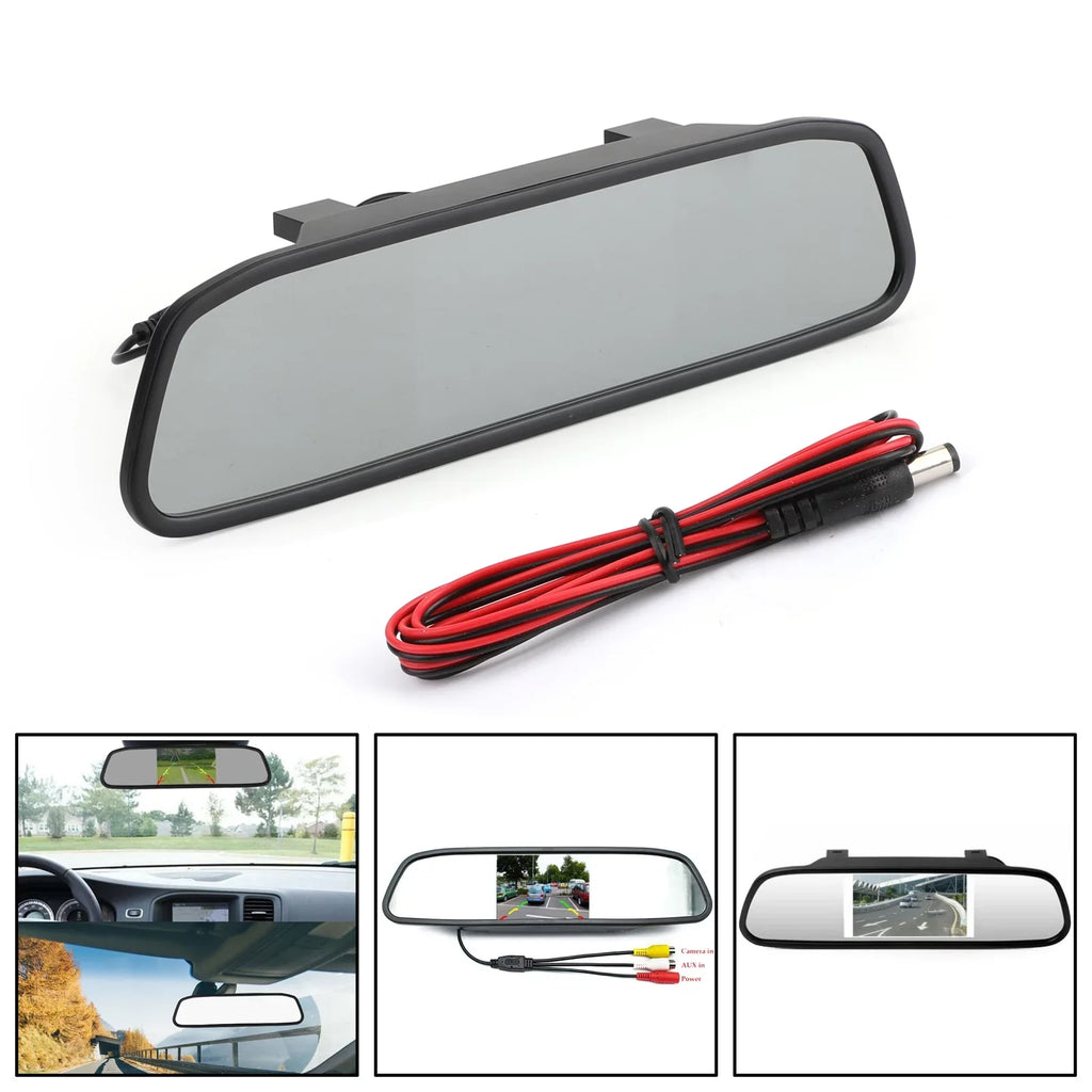 4.3inch Mirror Night Monitor Car Assist 4.3" Motor Genic Vision Parking