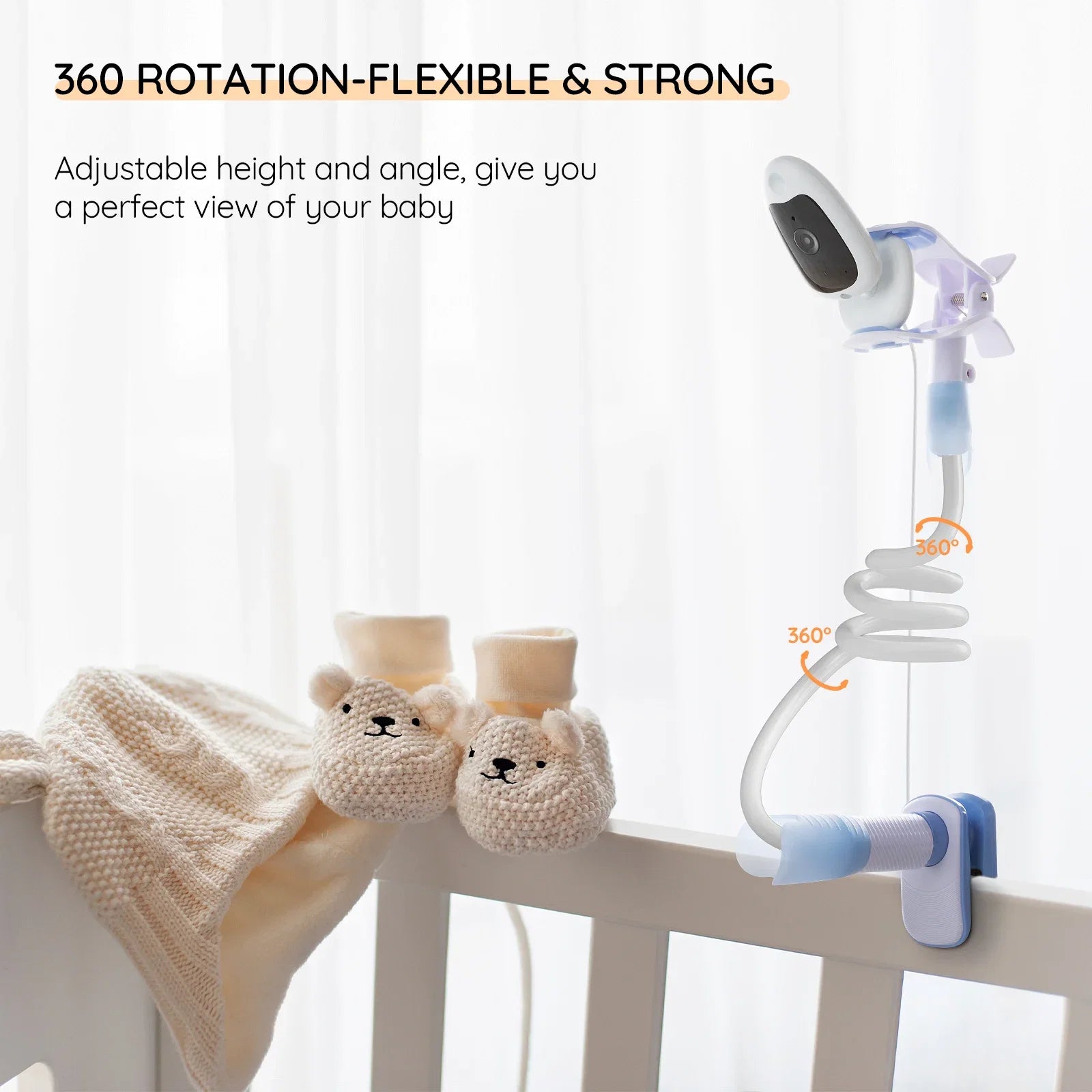 and Vision, WiFi, Audio, Camera Baby No Mode, Two-Way Monitor 3.2'' with Audio, Night Screen, Camera Baby