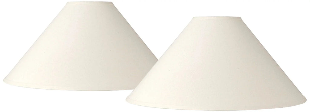 Spider Set 23" Fitting 6" Large and Harp x 13.5" Lamp Shades Springcrest Top 2 Finial x Ivory of Slant Replacement Chimney Bottom