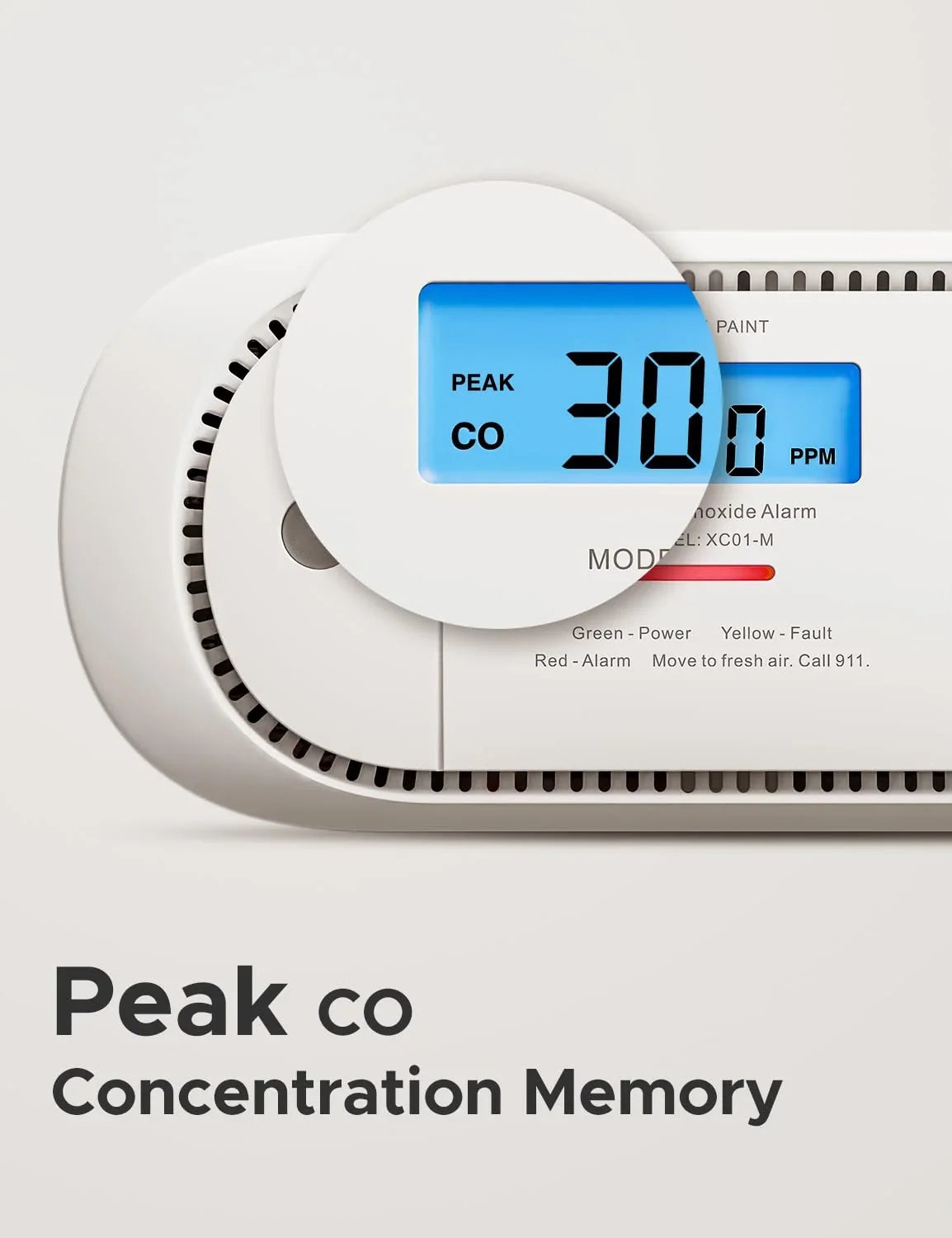 XC01-M, Smart X-Sense FS31 Accessory an Wireless 1-Pack Monoxide Works Base for Station, Detector X-Sense Carbon FS51 with Portable Smoke Detector Interconnected or SBS50 Alarm Kit,
