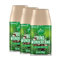 Wonderland, Pine 3 6.2 Glade Home Spray Automatic Freshener Count for and Air Oz, Refill, Bathroom,
