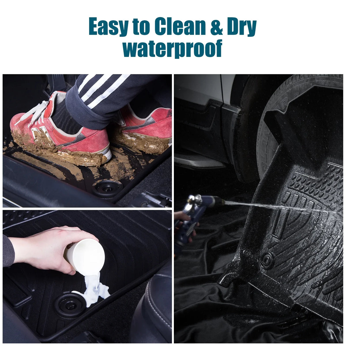 Center 2020-2023 ammoon Floor Floor Mats,Kia Floor Car Telluride Bucket Console Bucket Telluride Dazzduo Telluride