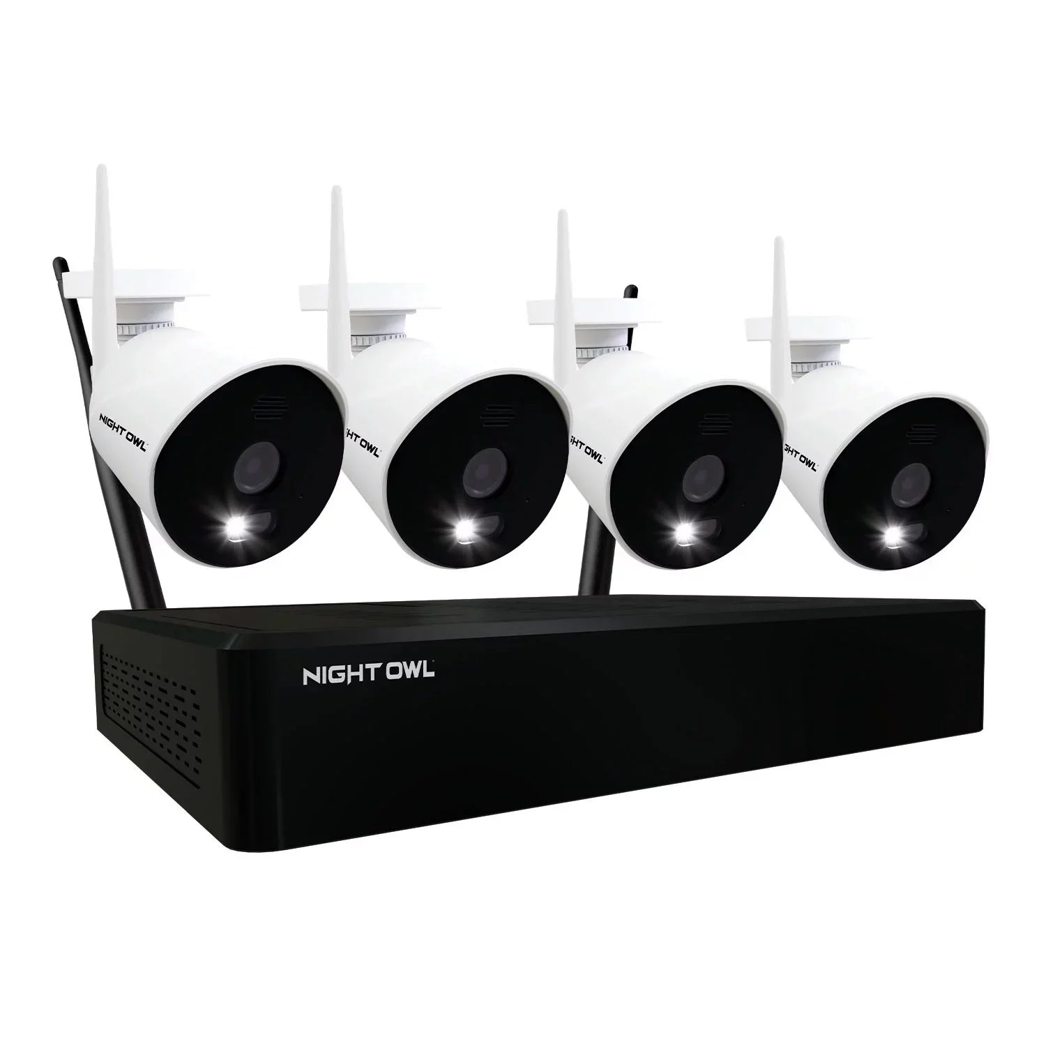 & Drive Spotlight Owl Wi-Fi 1080p Cameras 1TB Expandable (4) Hard Wi-Fi 10 Channel Night w/ -2WNP1-4L