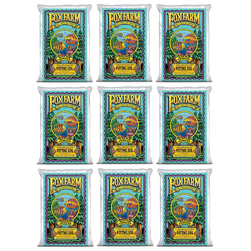 Cubic Potting Forest Soil Ocean Pack Garden Foxfarm 6.3-6.8 Bags Feet, 1.5 pH, 9