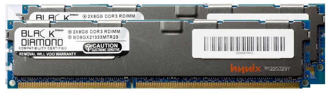 2X8GB 16GB Black Memory Diamond Module DDR3 5016I- Memory 5000 Upgrade 240pin SuperServer SuperMicro PC3-10600 for 1333MHz