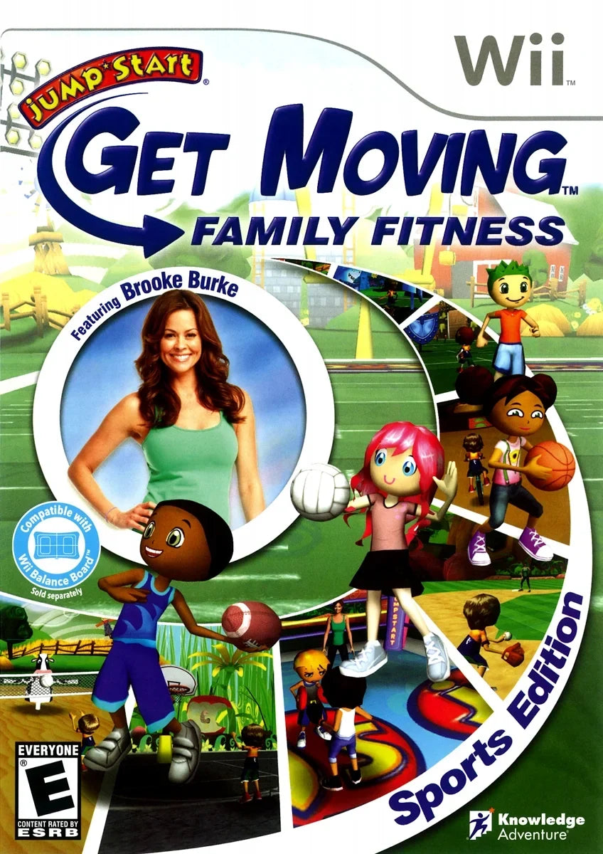 Knowledge Family Wii) Moving (Nintendo Fitness, Adventure Get Jumpstart