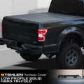 642167822394 Tri-Fold - Black New Low Shield Aluminum Ram Body Tonneau 2019-2022 For 1500 Stehlen Short Matte ( Bed Profile ) 5.7 68.4" Feet Style Hard
