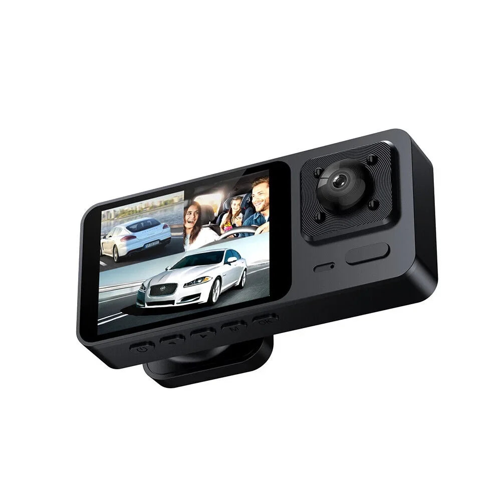 1080P Lens Car Dash Lens Camera 3 Video Cam G-sensor Dual Recorder Front/Rear/Inside