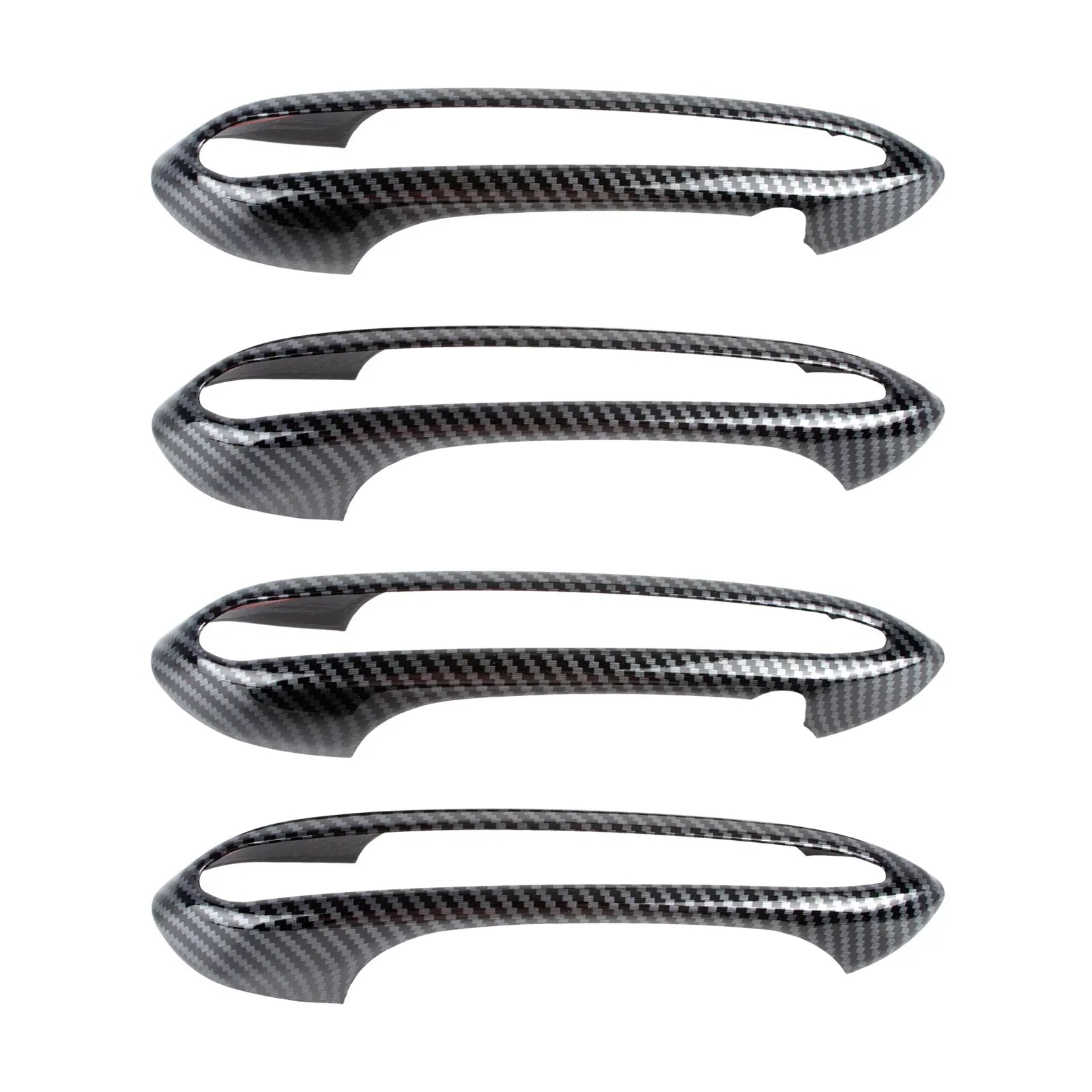 Xotic Style, Tech pieces) 1 Shield Fiber trims, 5 with Door Surround Handle Fits Exterior Set Series (4 G30 2018-up Carbon
