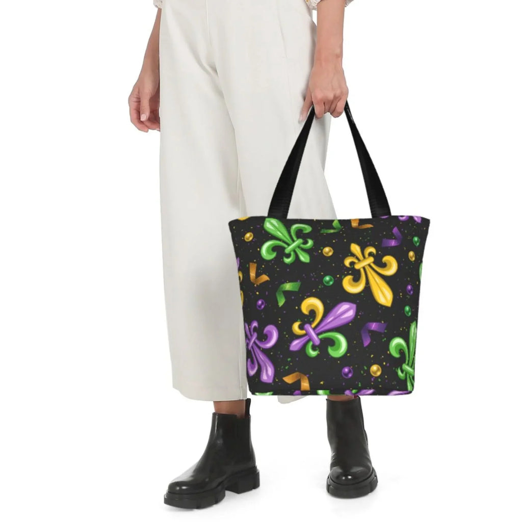 Bag Lukts Capacity Women'S Hobos Bag,Shoulder Large Carnival4 Gras Tote Handbags Bag Mardi Shopping