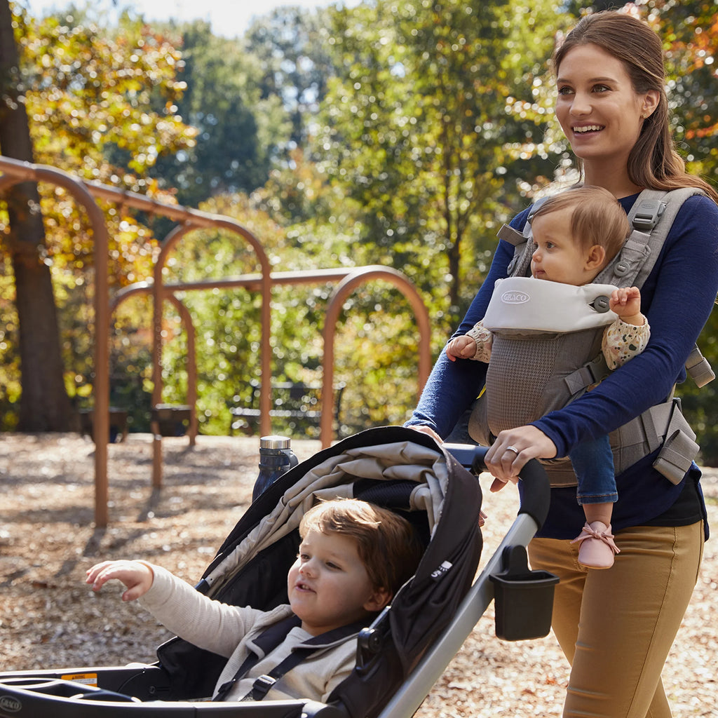 Mineral Me Baby 4-in-1 Gray Carrier, Cradle Graco