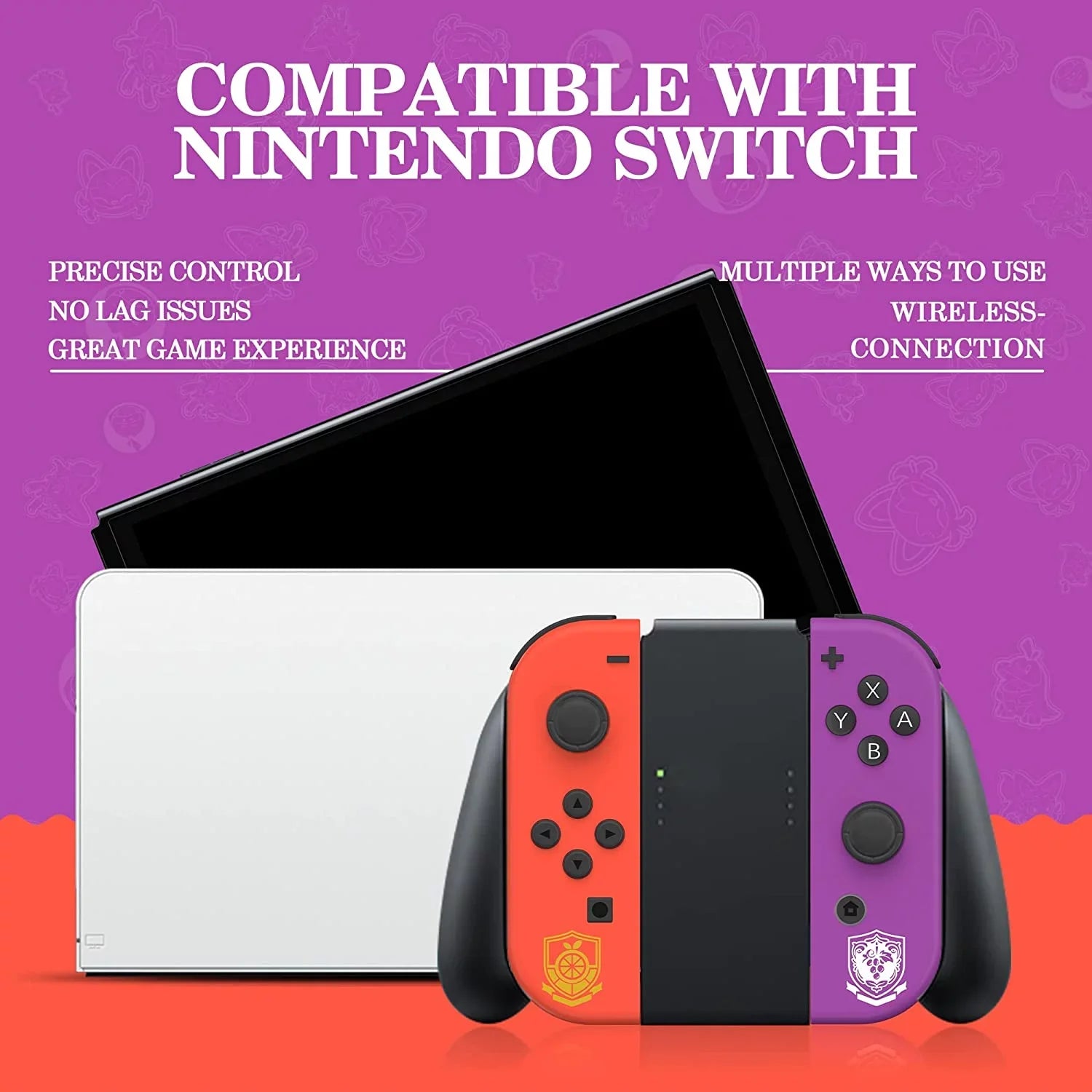 Switch Controller,Support Control Dual Scarlet with - Violet Vibration/Wake-up/Motion Switch Controllers,Fits Nintendo