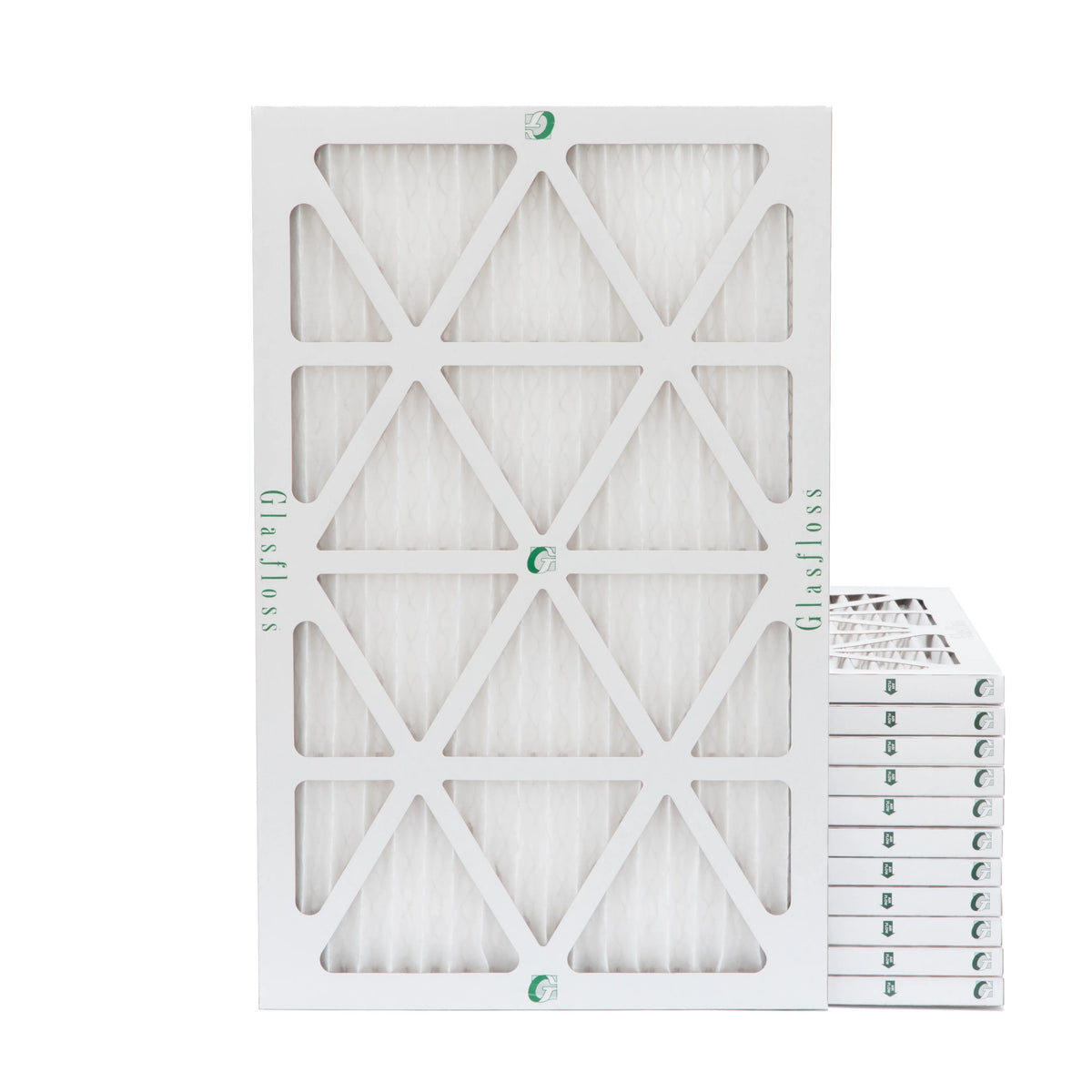 Pack x MERV x by dimension: Air Pleated Filters 19-1/2 12 Actual 7/8 of 12x20x1 11-1/2 Glasfloss. 13