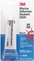 oz sealant, black, adhesive marine 3 5200 3m