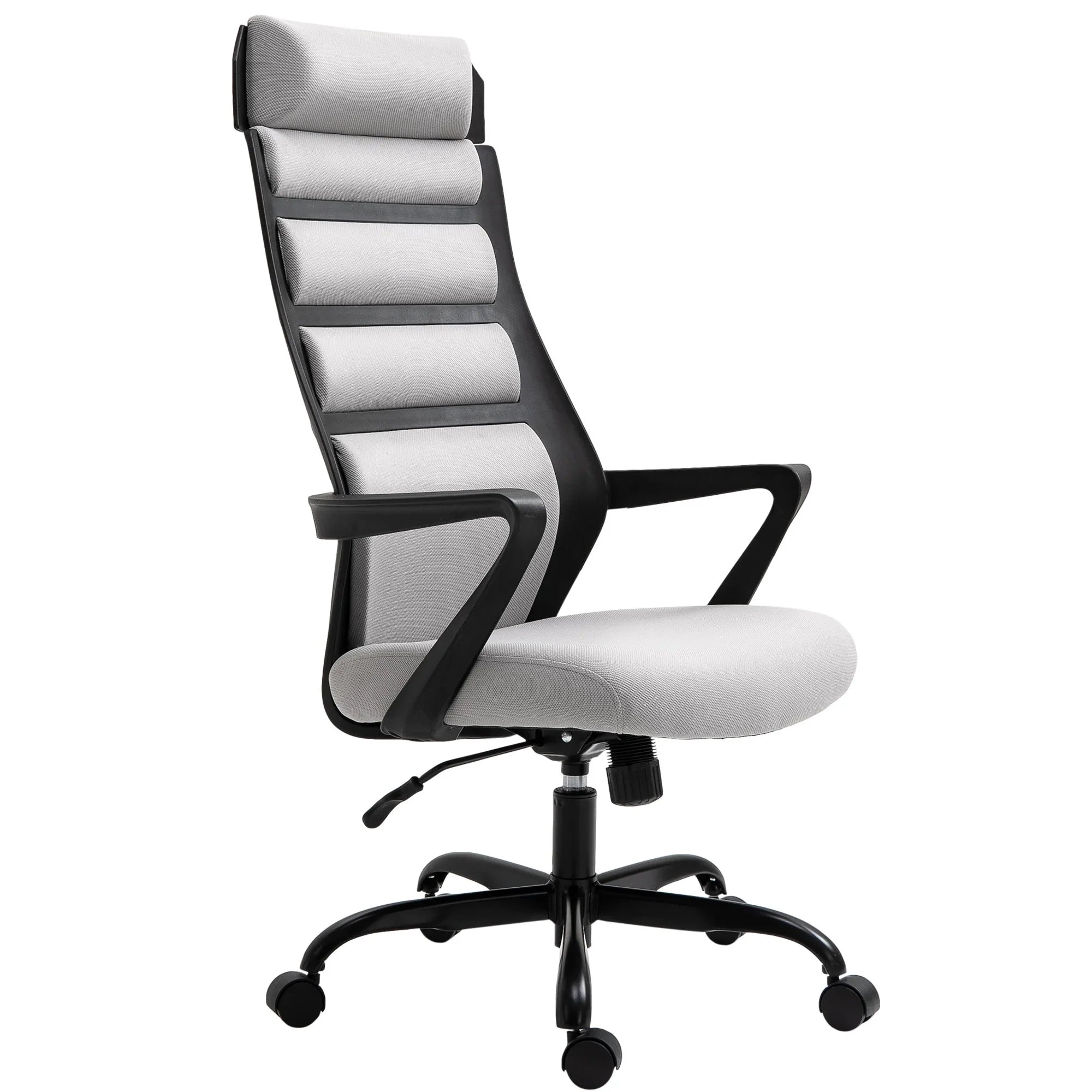 with lb. 26.75 Swivel Vinsetto Height, & Capacity, 275 Adjustable Chair Grey in Executive