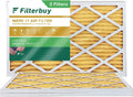 Filterbuy Filters Pleated Furnace 14x24x1 (3-Pack) MERV Air 11 AC HVAC