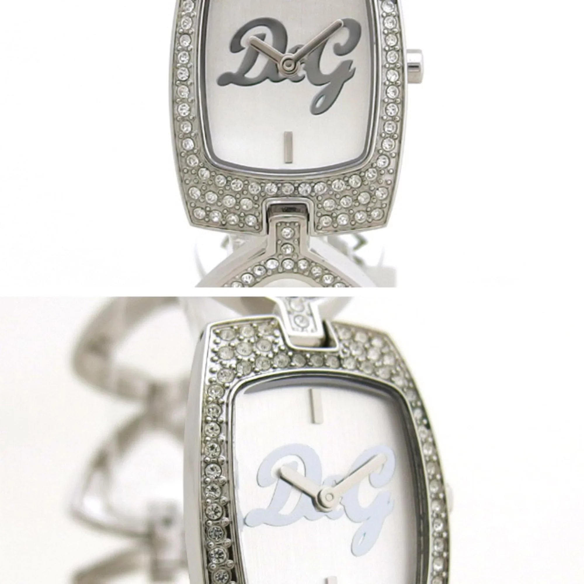 Dial Silver Quartz D&G (Fair) Pre-Owned Watch Ladies