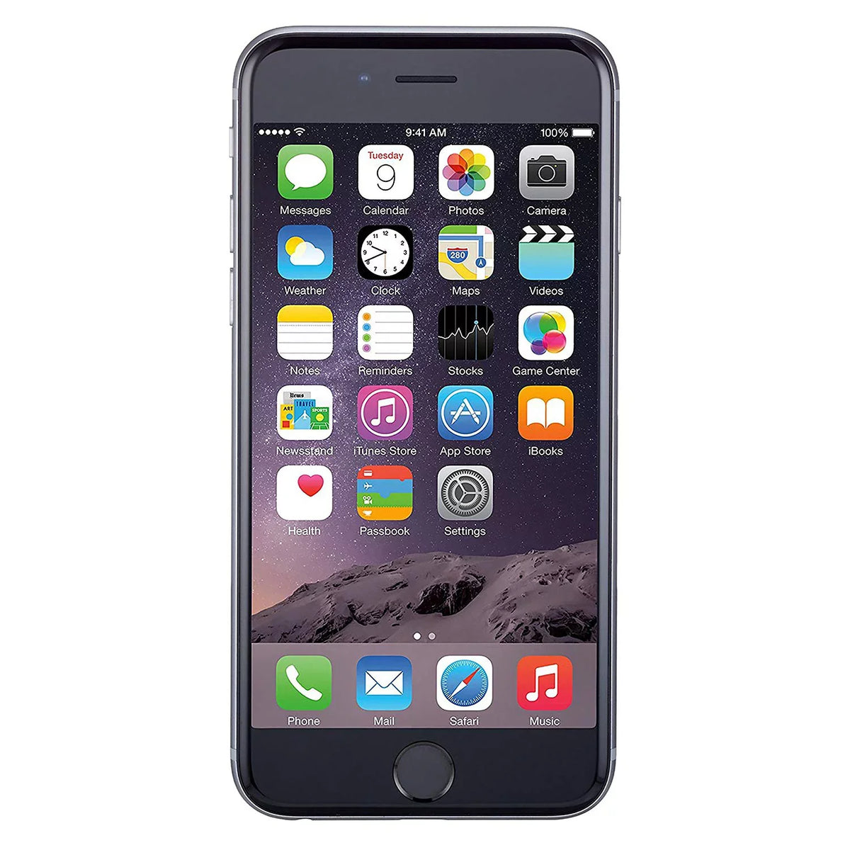 6 iPhone Restored 64GB Plus (Refurbished) Space Gray (Unlocked)