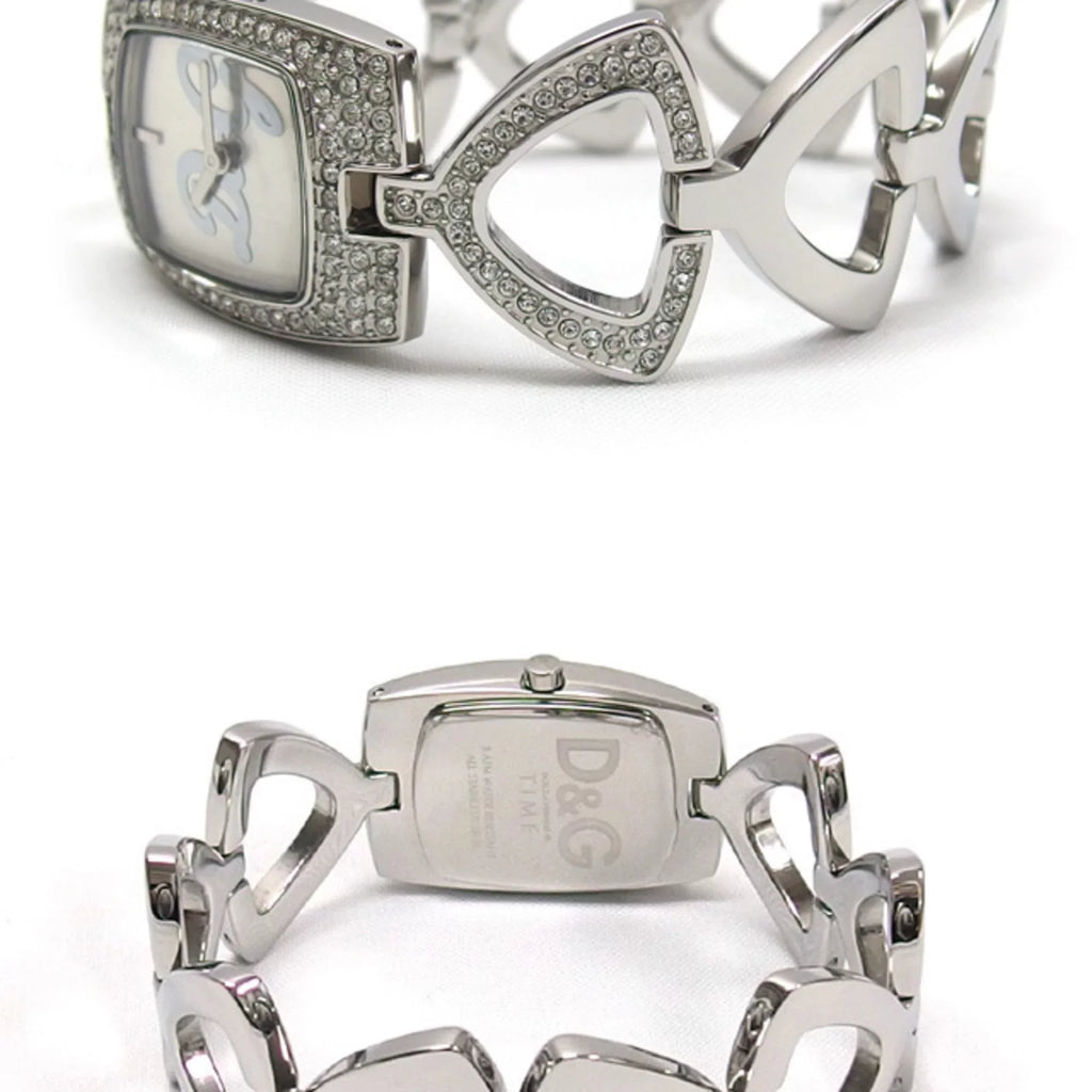 Dial Silver Quartz D&G (Fair) Pre-Owned Watch Ladies