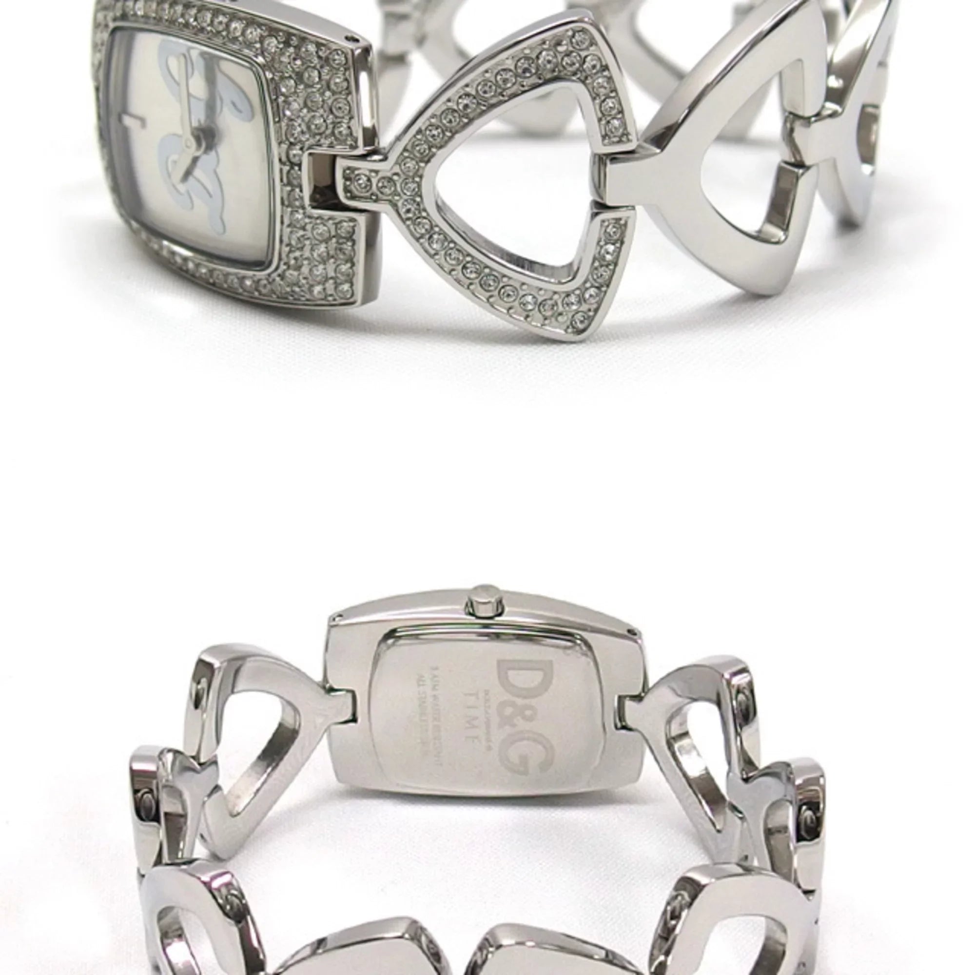 Dial Silver Quartz D&G (Fair) Pre-Owned Watch Ladies