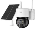 Vision, Siren, Detection, Wireless Way 2 exterior, Camera, Powered 15000mAh Solar Cameras with Solar 2K PTZ PIR Battery, Night Motion Security Audio, Cameras 360 & Color Security Beisu WiFi Spotlight