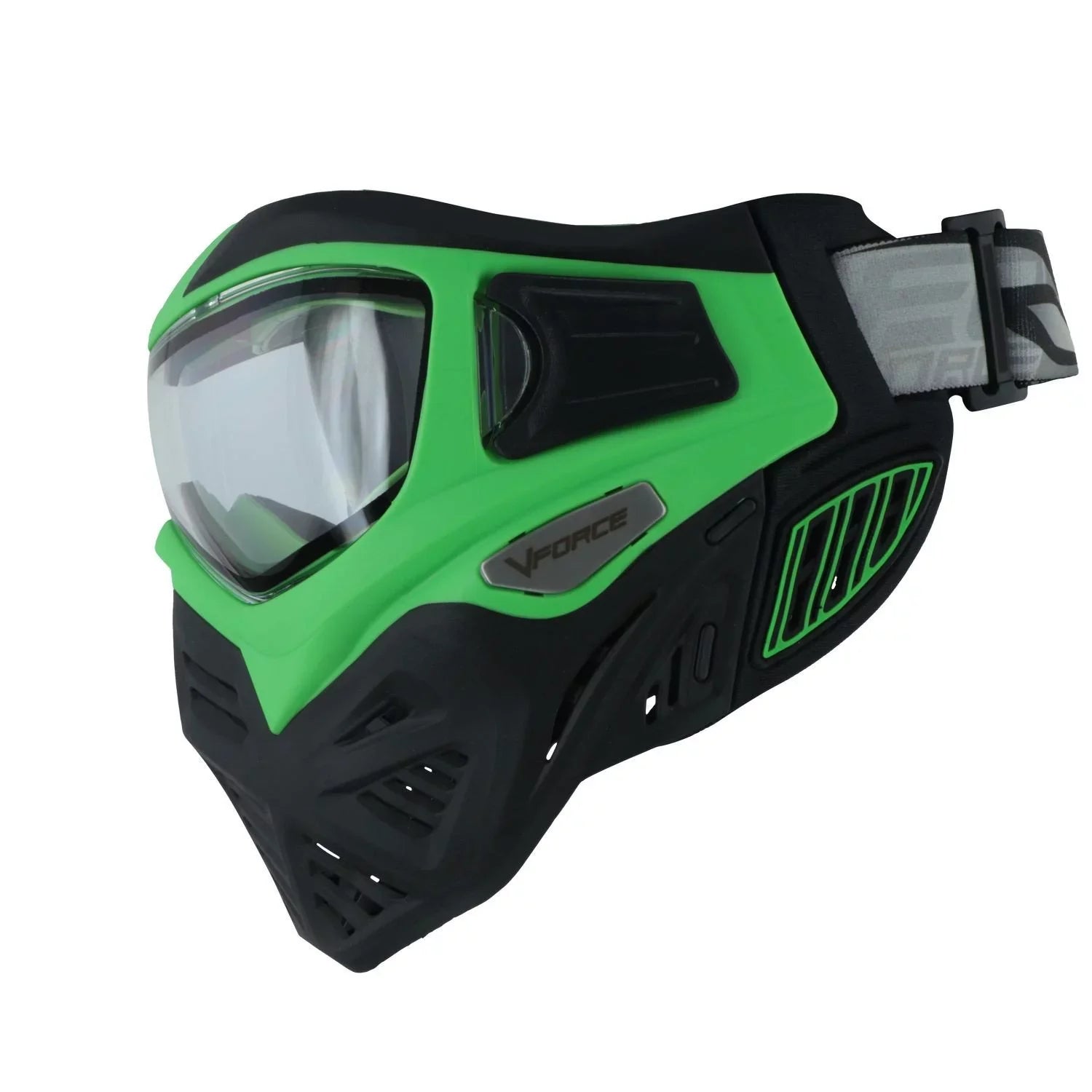 w Thermal Paintball - V-Force Black Green Clear Grill Lens 2.0 Goggle Venom Mask