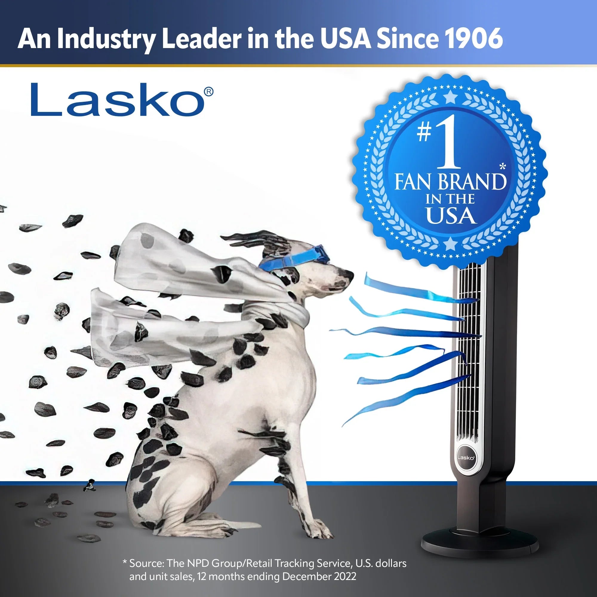 Living for and Outdoor Fan Decks YF202, New Tower Speeds, with Patios Beige, 42" 4 Lasko