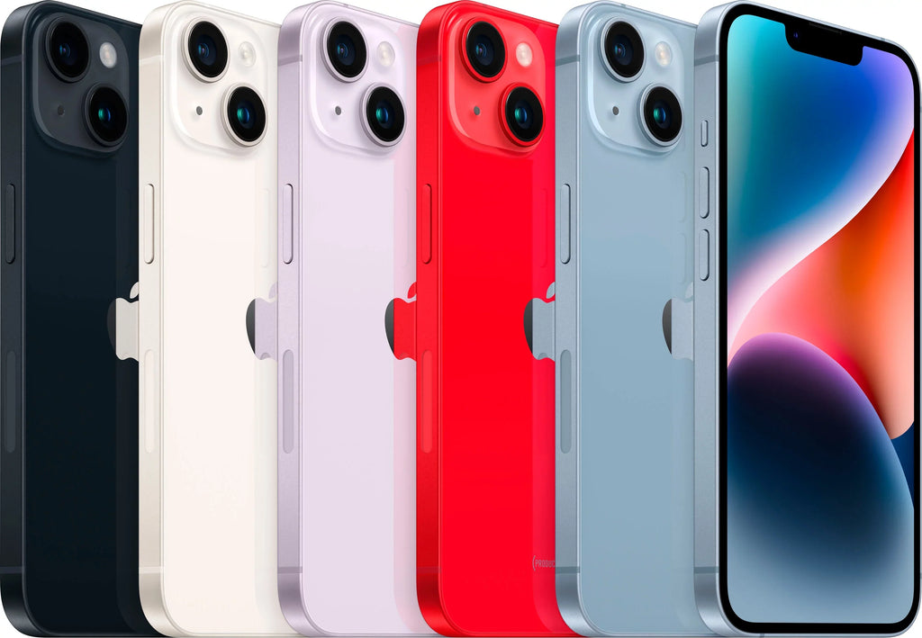 iPhone Wireless) MQ3W3LL/A Blue (Cricket Restored 14 (Refurbished) 128GB