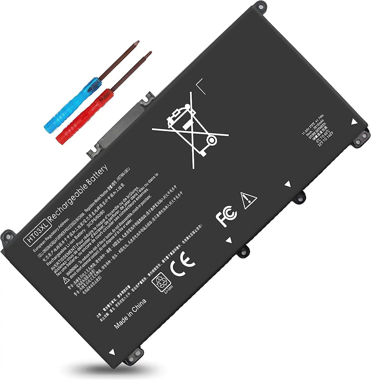 14-CK0001LA 245 14-CK0061ST 14-CK L11119-855 y for HT03XL HP 15-CS Laptop 14-CE 14-DQ Pavilion G7 41.7Wh 240