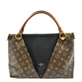 Monogram Hobo V Black Pre-owned Bag Leather