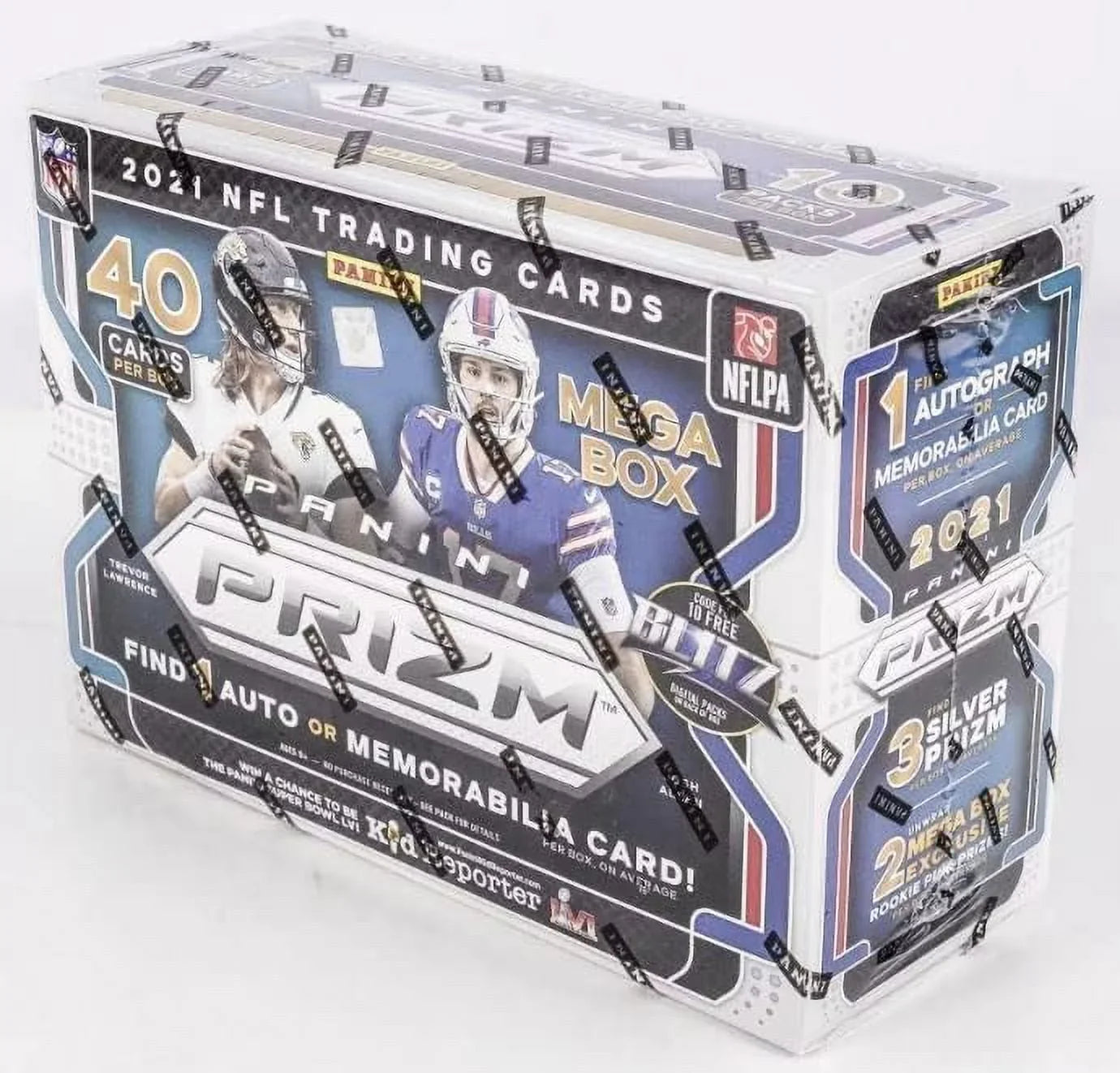 Box cards/bx Autograph Panini card) incl. (40 Football Memorabilia 2021 Prizm or