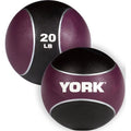 Purple Ball, York Tone Barbell 2 20 Medicine Rubber lbs