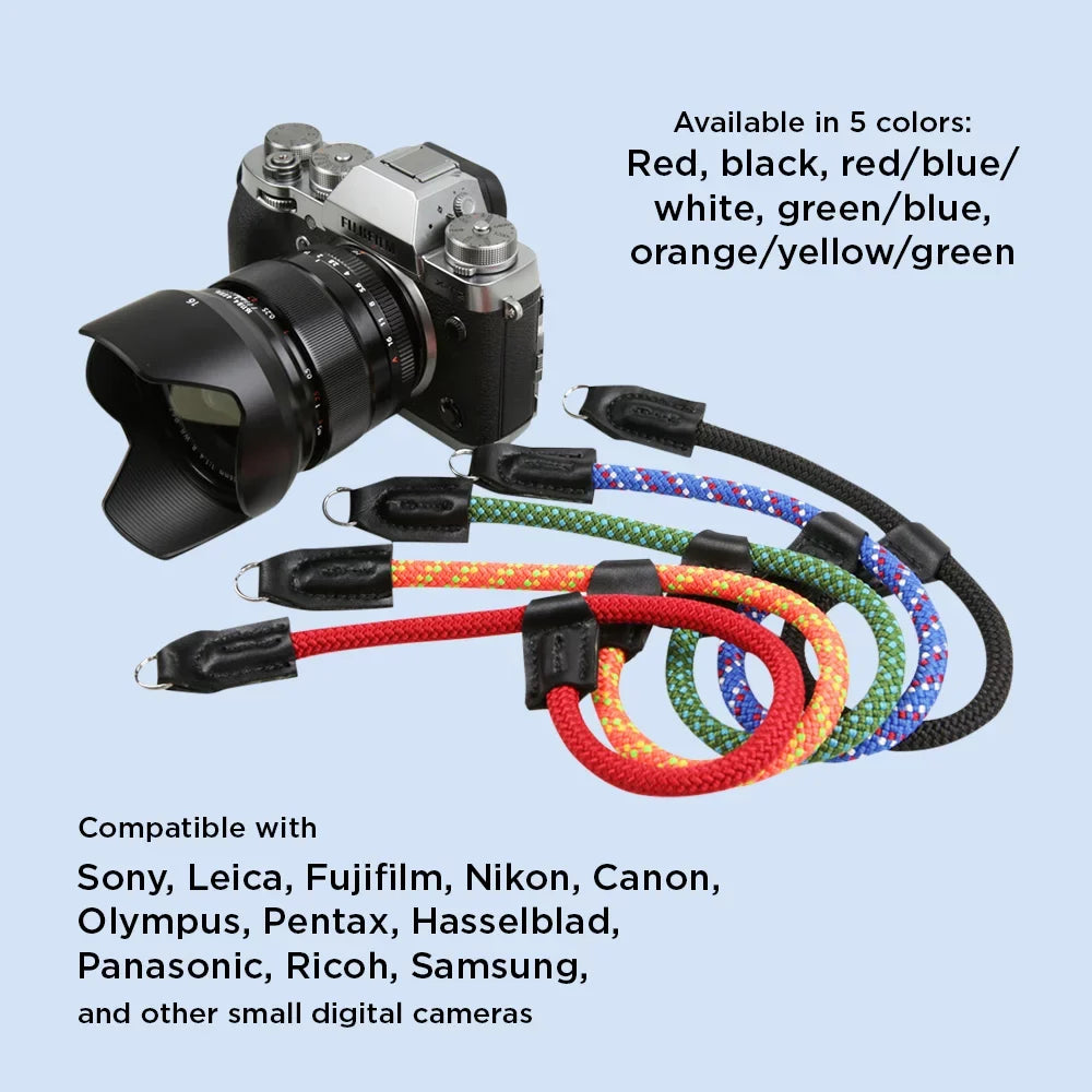 (34cm,Red/Blue/) A5000,RX1 R,RX1 Camera Foto&Tech A6500 Sony with A6600 Strap ,RX10 A6400 A6000 A5100 in R A6300 Fits Wrist Climbing Rope Release Quick A6100 ,RX10 ,RX10,RX10 Made